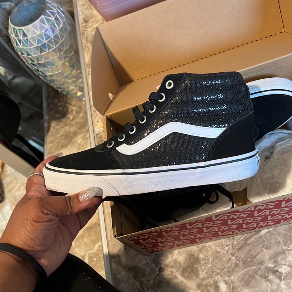 Womens sparkly vans
